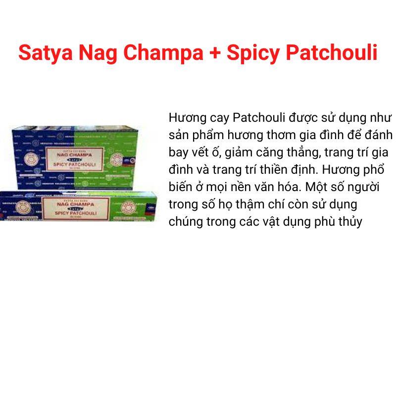 Satya Nag Chapa+Patchouli
