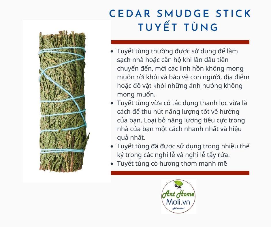 Cedar smudge stick Tuyết tùng