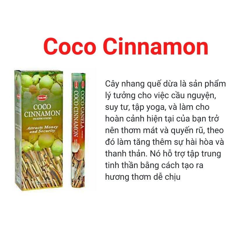 Hương nhang HEM19 Coco Cinnamon