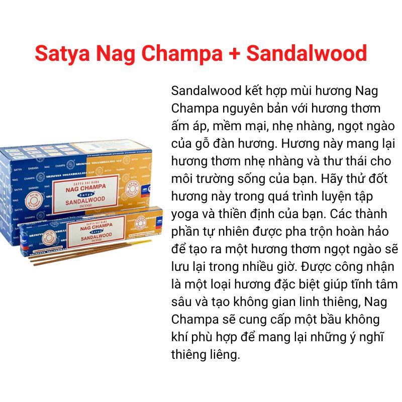 Satya Nag Champa + Sandal