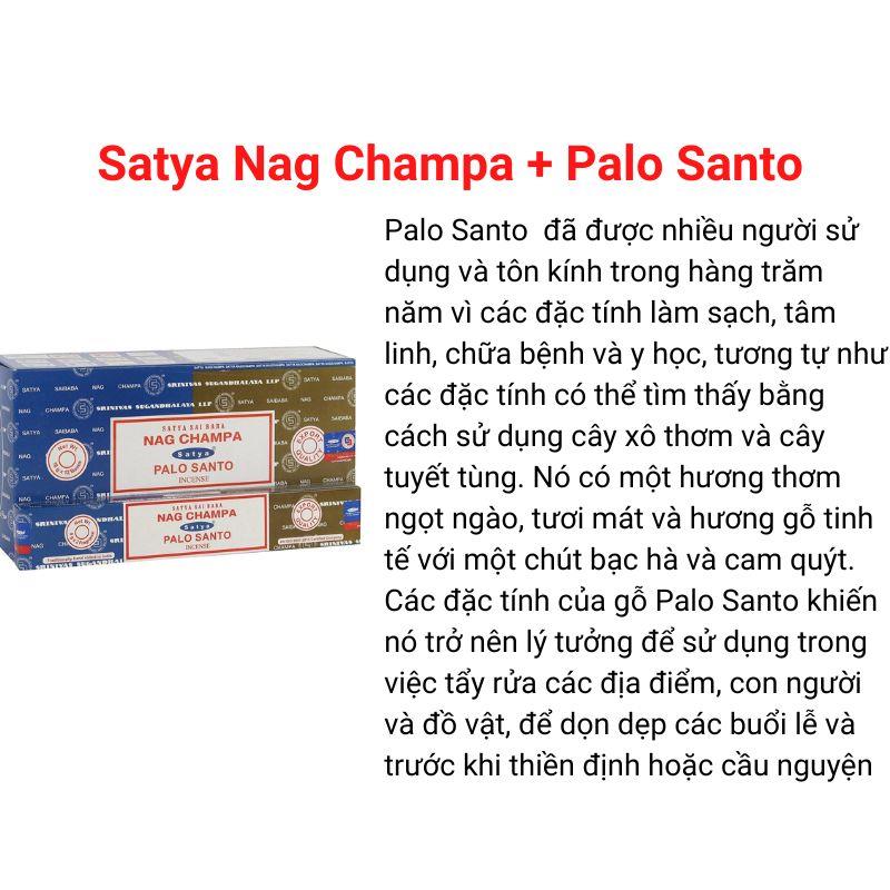 Satya Nag Champa + Palo 