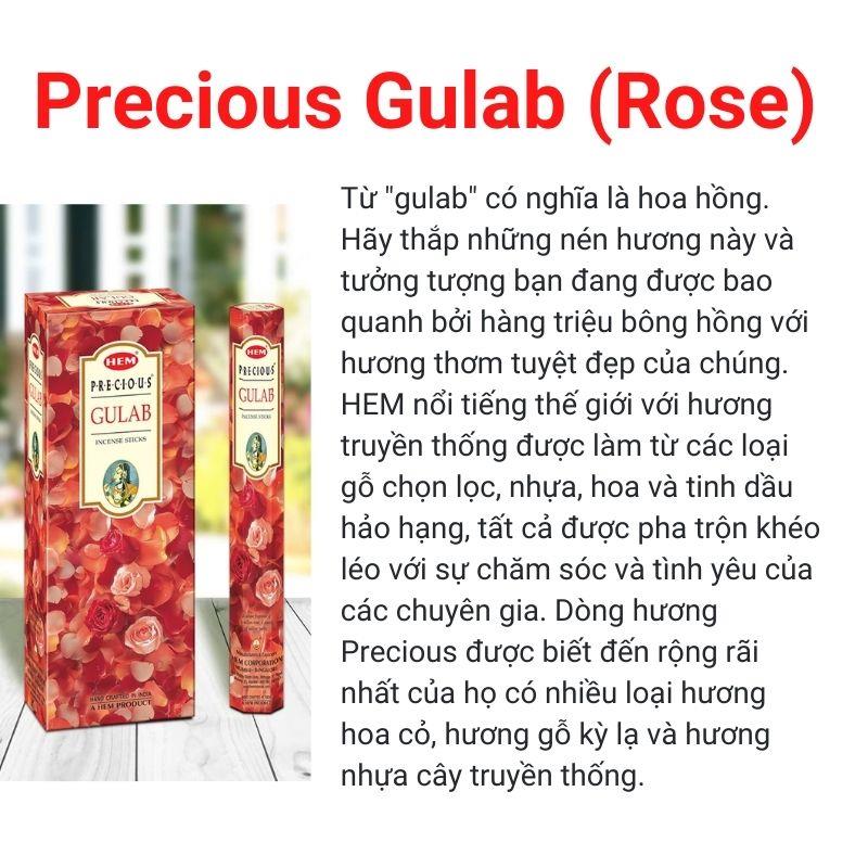 Hương Nhang HEM59 Precious Gulab (Rose)