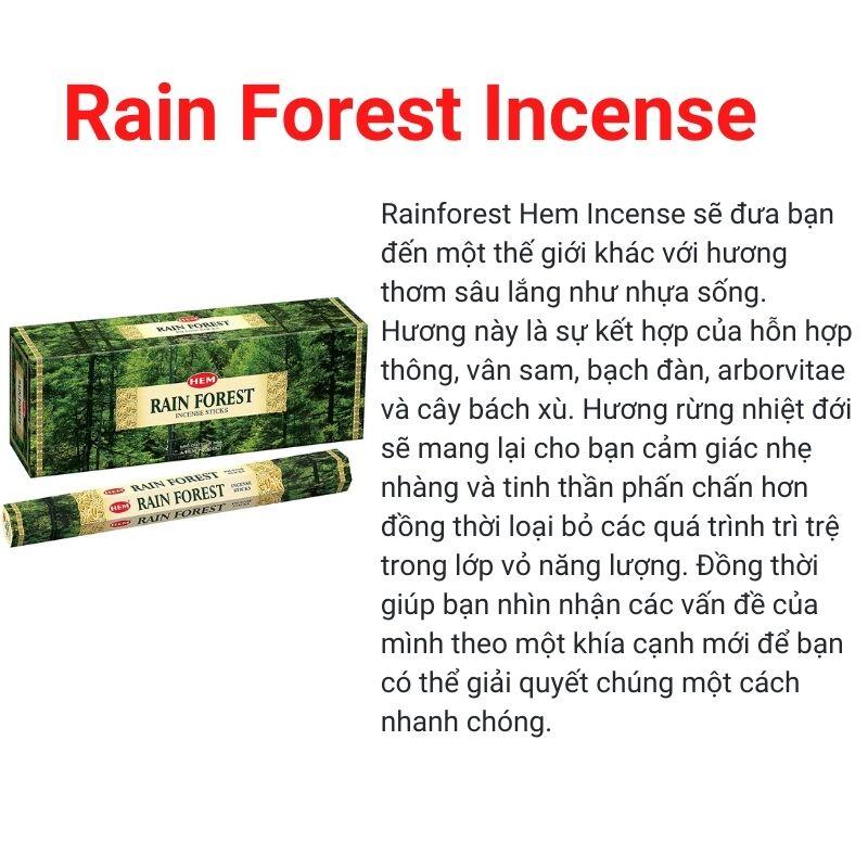Hương nhang HEM65 Rain Forest Incense