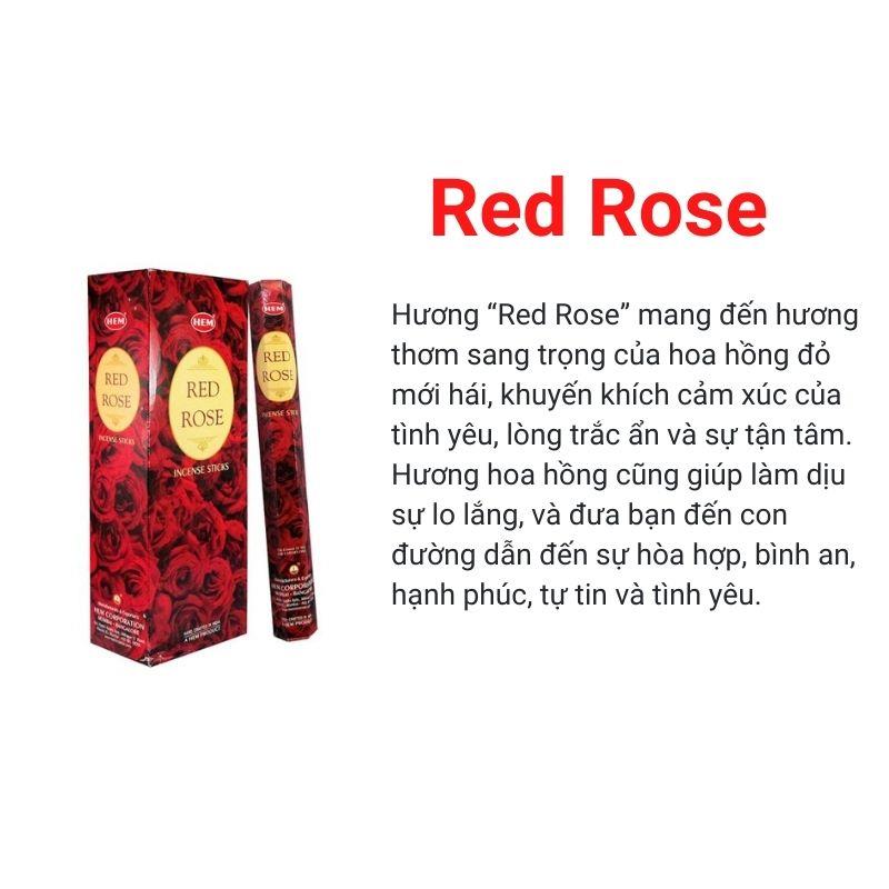 Hương nhang HEM66 Red Rose