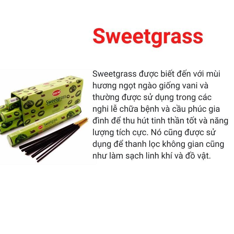 Hương nhang HEM81 Sweetgrass