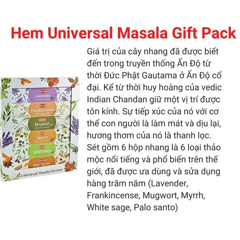 Hương nhang HEM84 Universal Masala gift pack